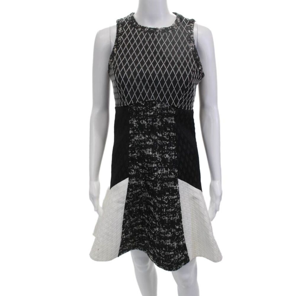 Jonathan Simkhai Women A-Line Fit and Flare Black Sleeveless Dress Size 0